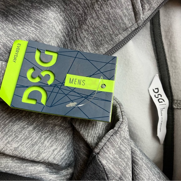 Men’s DSG Gray Fleece Hooded Sweatshirt size Large - Picture 6 of 6